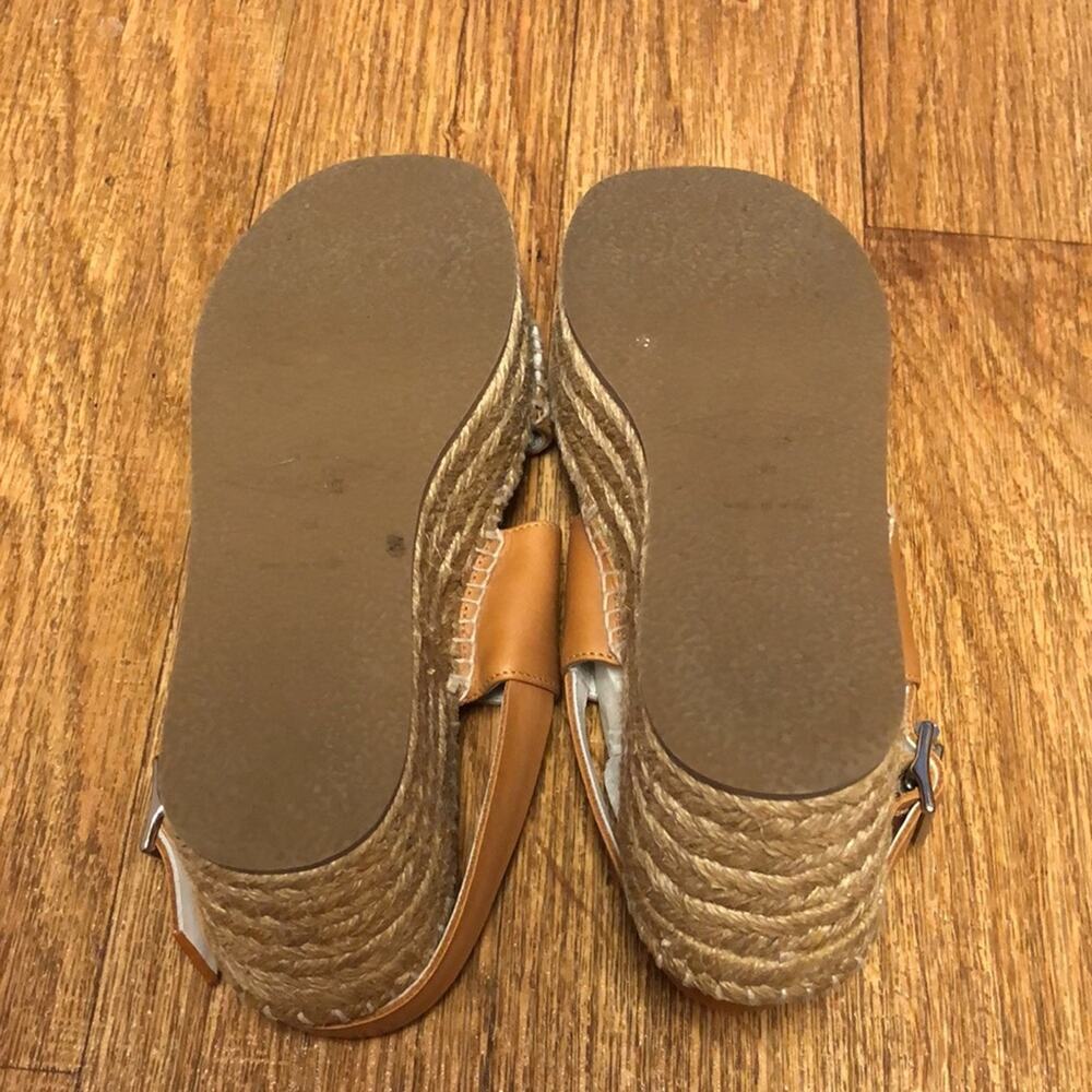 Rag & Bone Edie Wedge Brown Tobacco Jute Espadrille Size 8 (38) - Picture 11 of 16